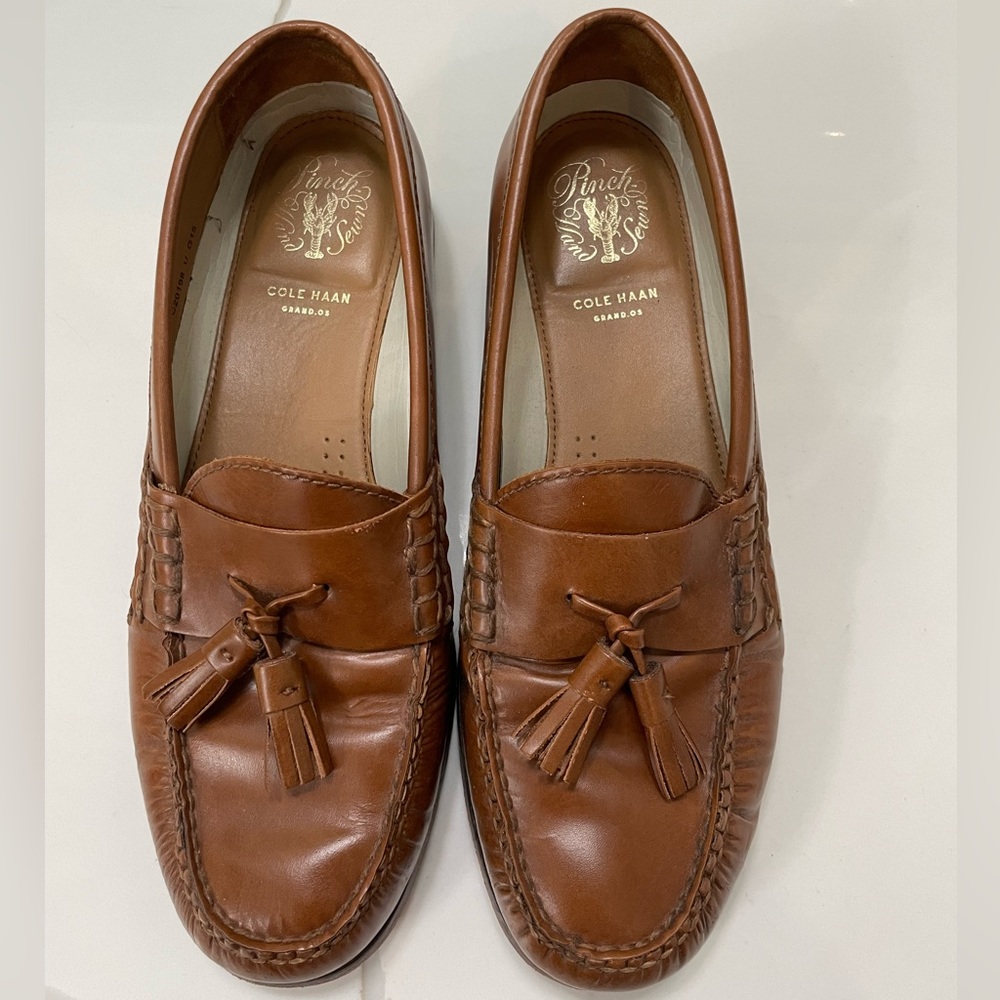 Mens Cole Haan Grand OS Pinch Tassel Loafers